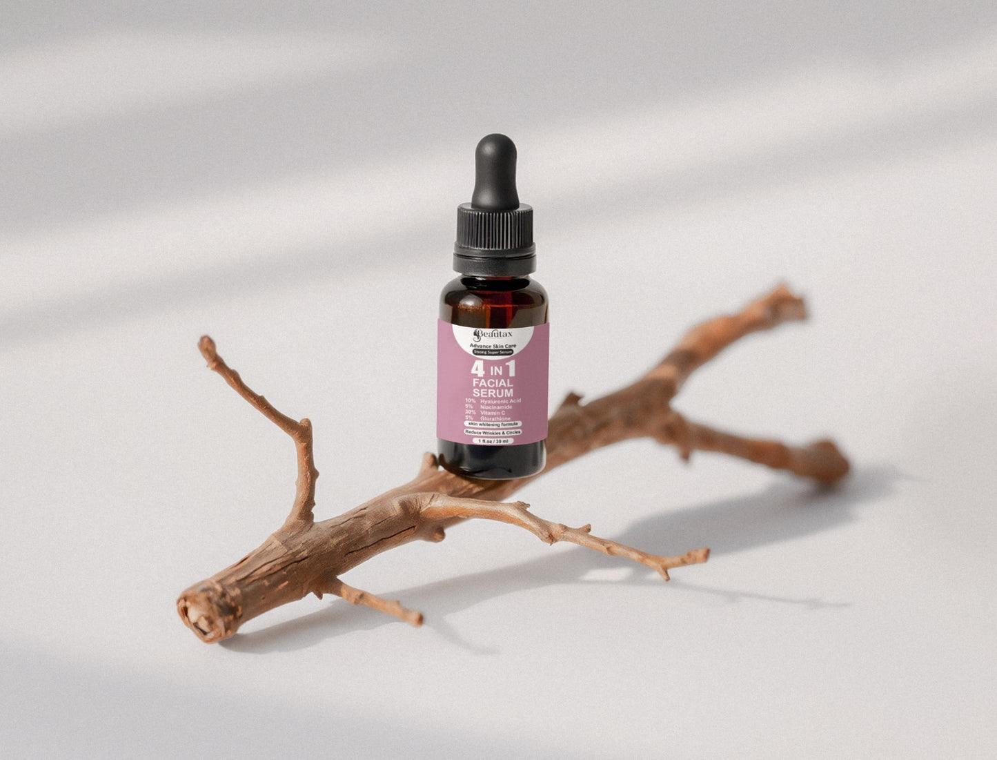 4-in-1 Glowing Serum for Radiant Skin, Hydration, Brightening & Smooth Texture